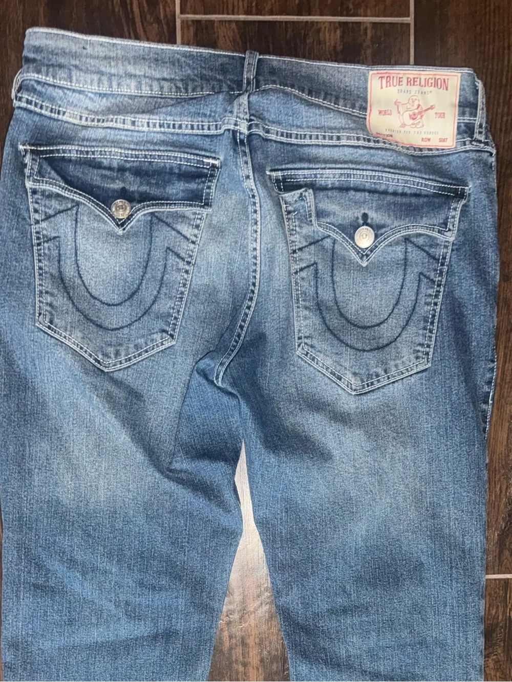 True Religion Ricky Relaxed Straight 34 x 32 EUC